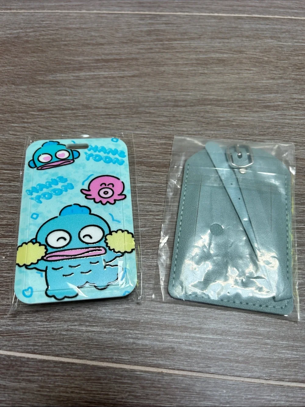 Light Blue Character Luggage Tag & Card Holder Set